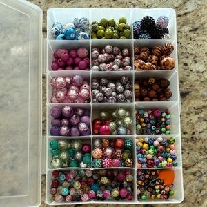Multi-Color Bead Storage Organizer. Includes all beads